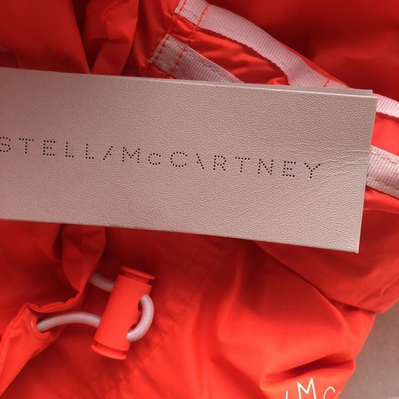Stella McCartney Jayla Jacket Fluoro Coral Orange Red - Picture 9 of 10